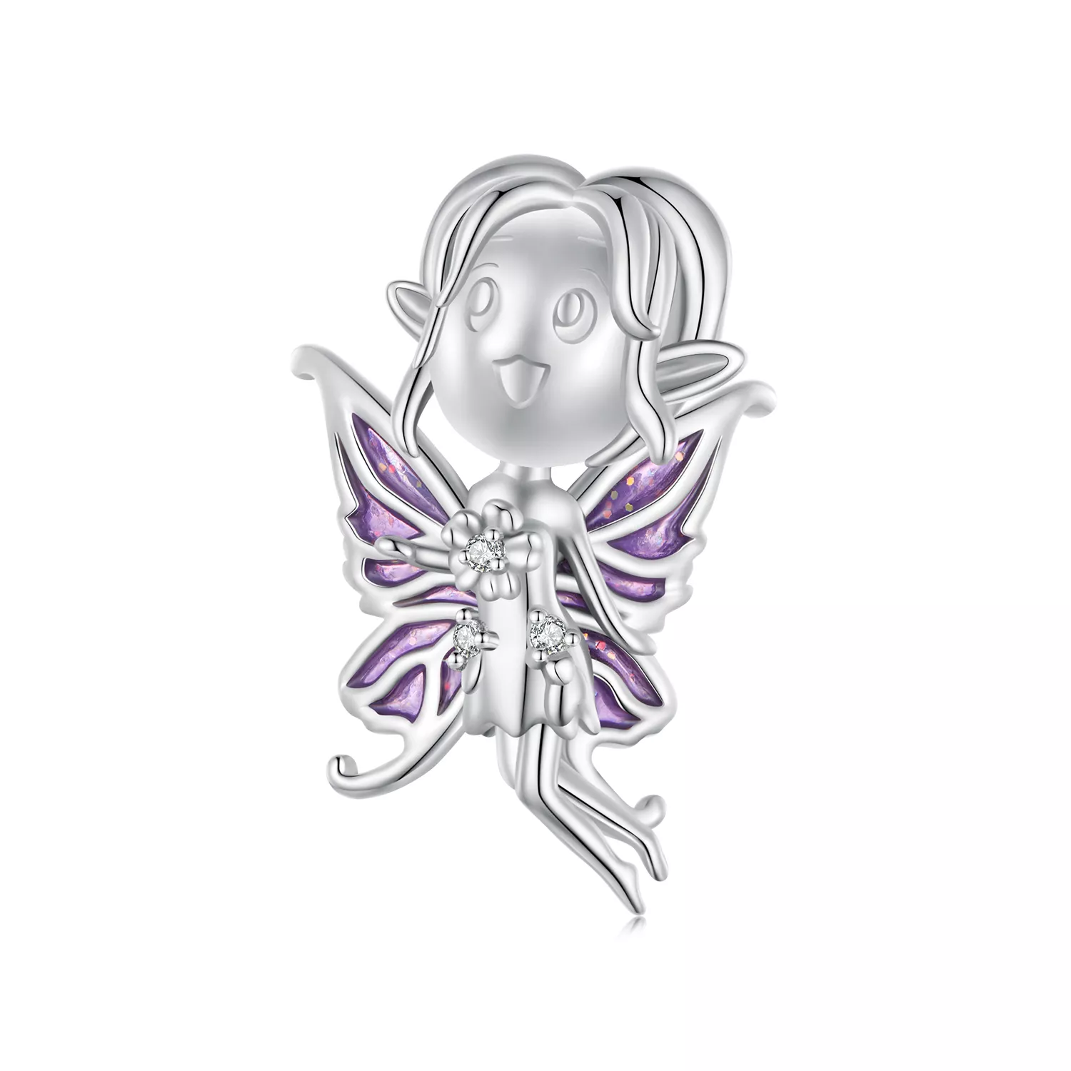 pandora stijl elfenbedel met vlinder scc2544