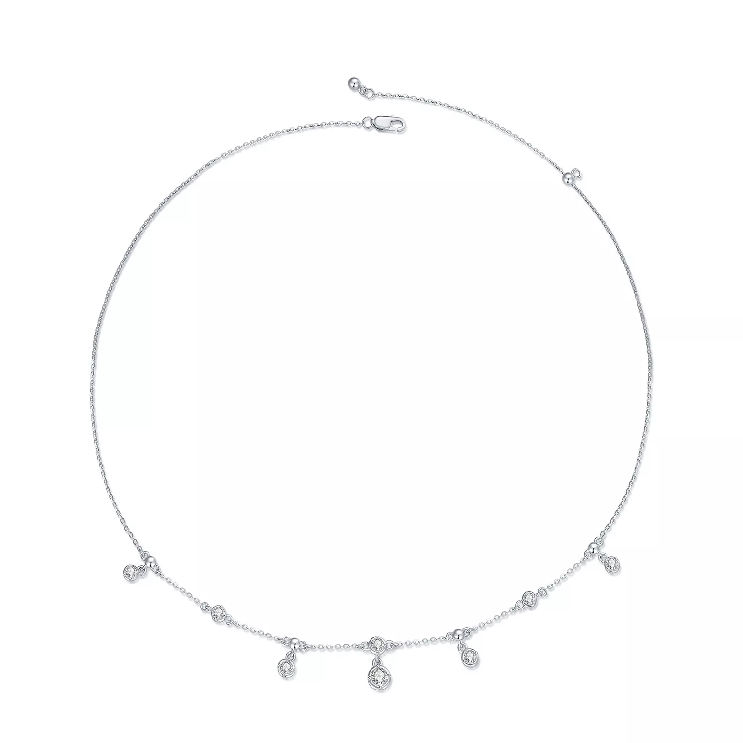 pandora stijl fonkelende kwast choker bsn360