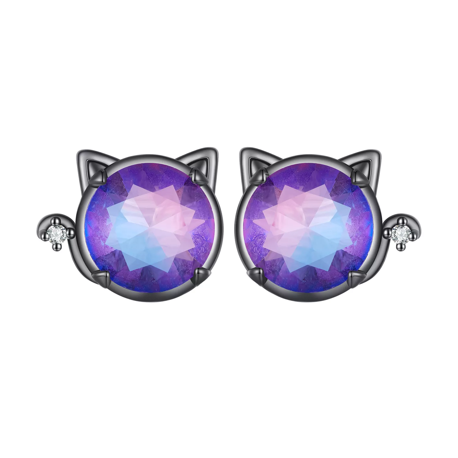pandora stijl katten oorbellen sce1568
