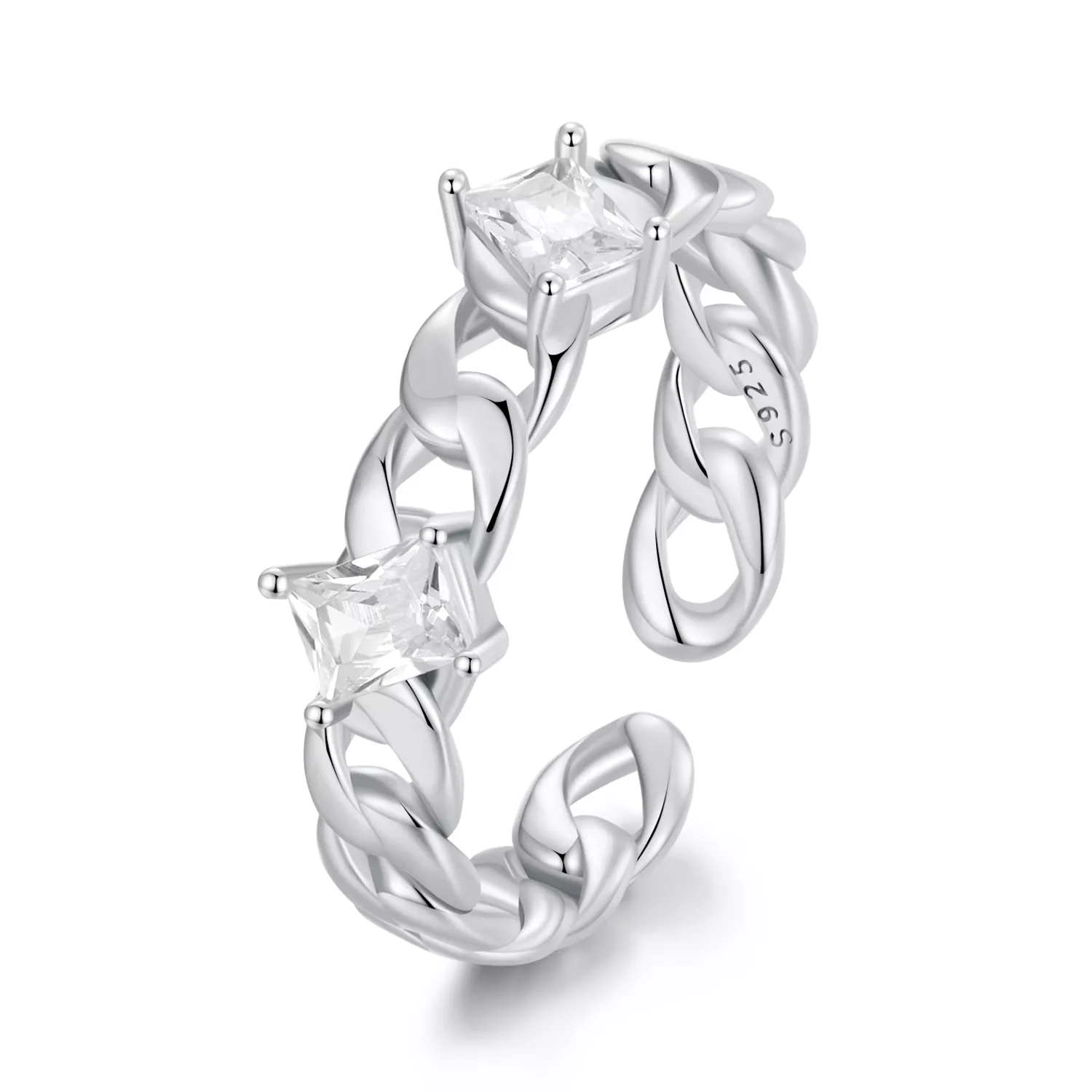pandora stijl ketting open ring scr977 e