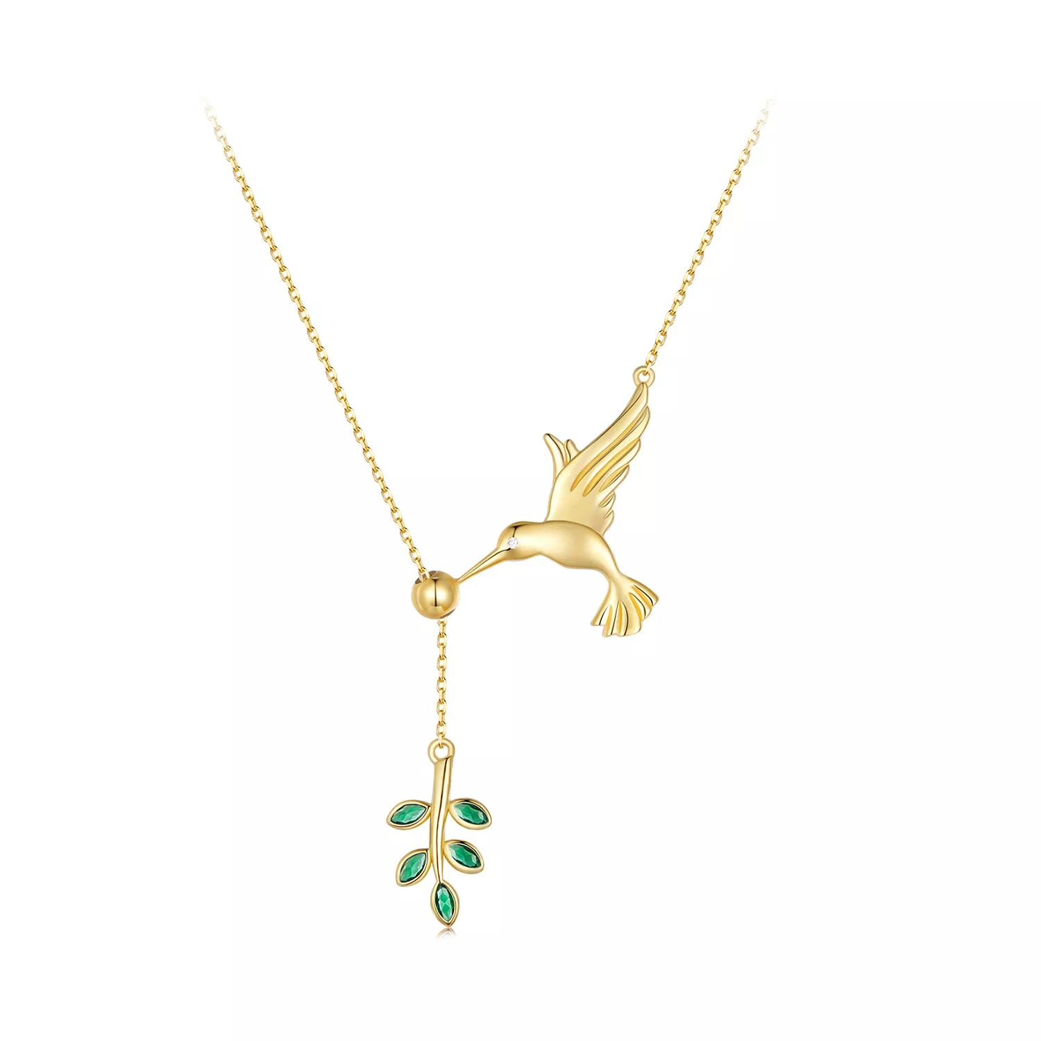 pandora stijl kolibrie's groeten 925 zilveren ketting scn217 b
