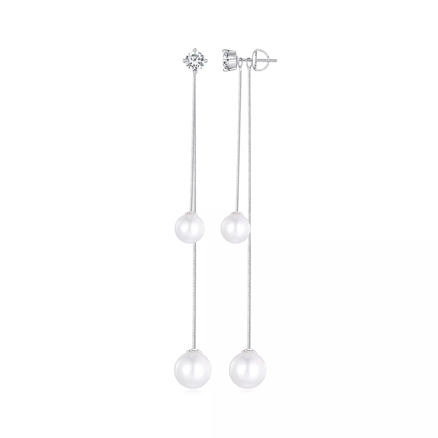 pandora stijl kwast kralen hangende oorbellen bse890