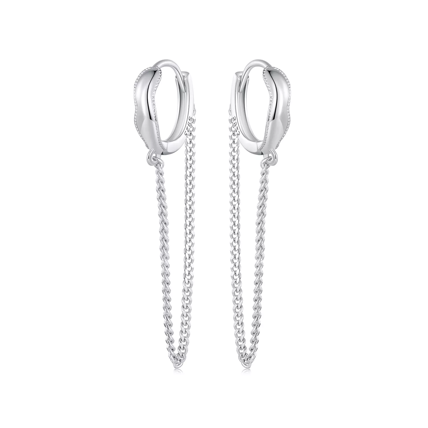 pandora stijl kwast oorringen bse897