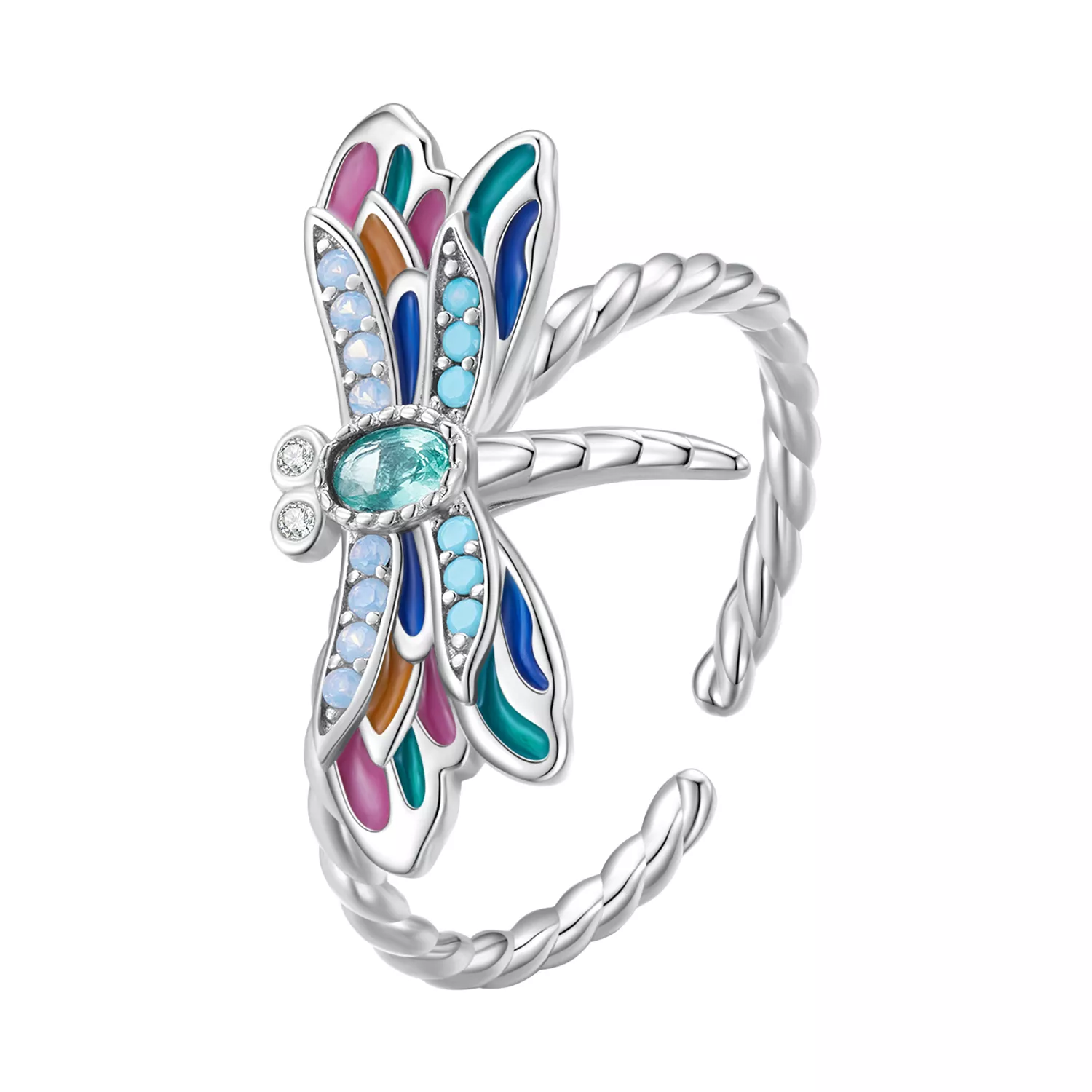 pandora stijl libelle ring bsr385