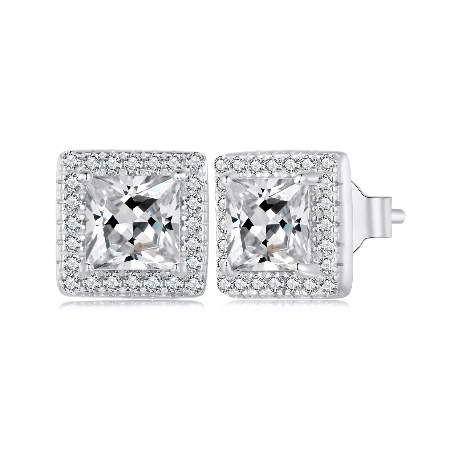 pandora stijl licht luxe stud oorbellen bse895