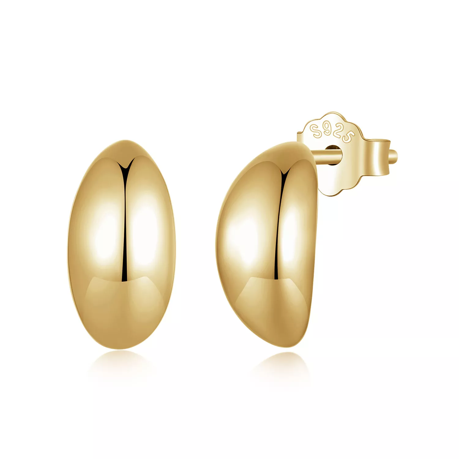 pandora stijl maan studs oorbellen sce1632 b