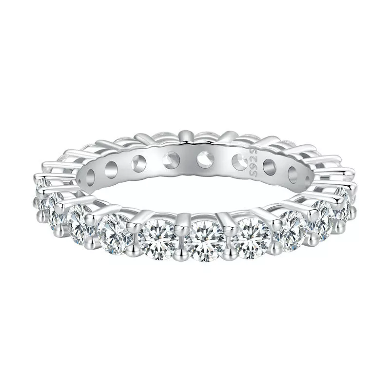 pandora stijl schitterende moissanite ring één certificaat msr020