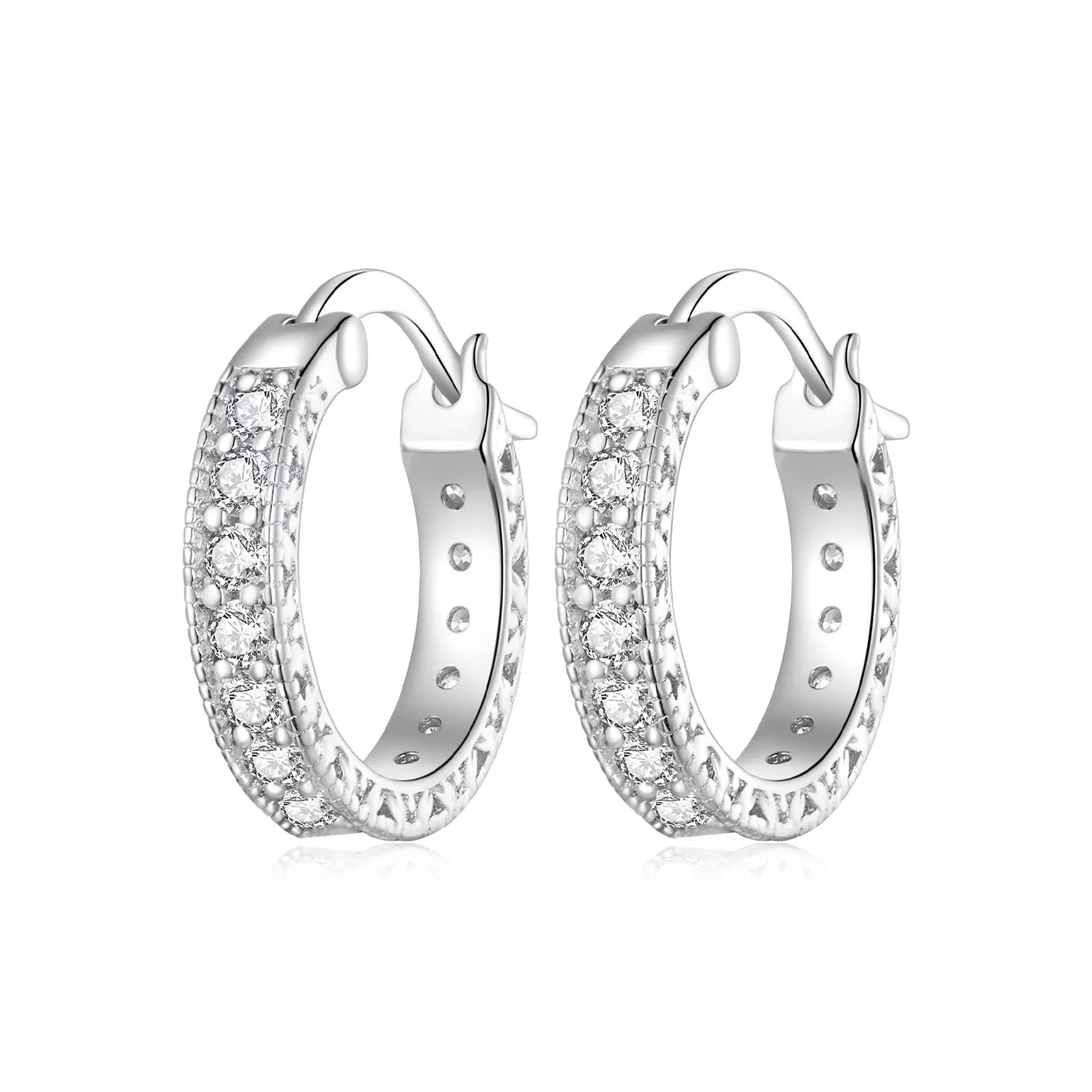 pandora stijl shine hoepeloorbellen bse868