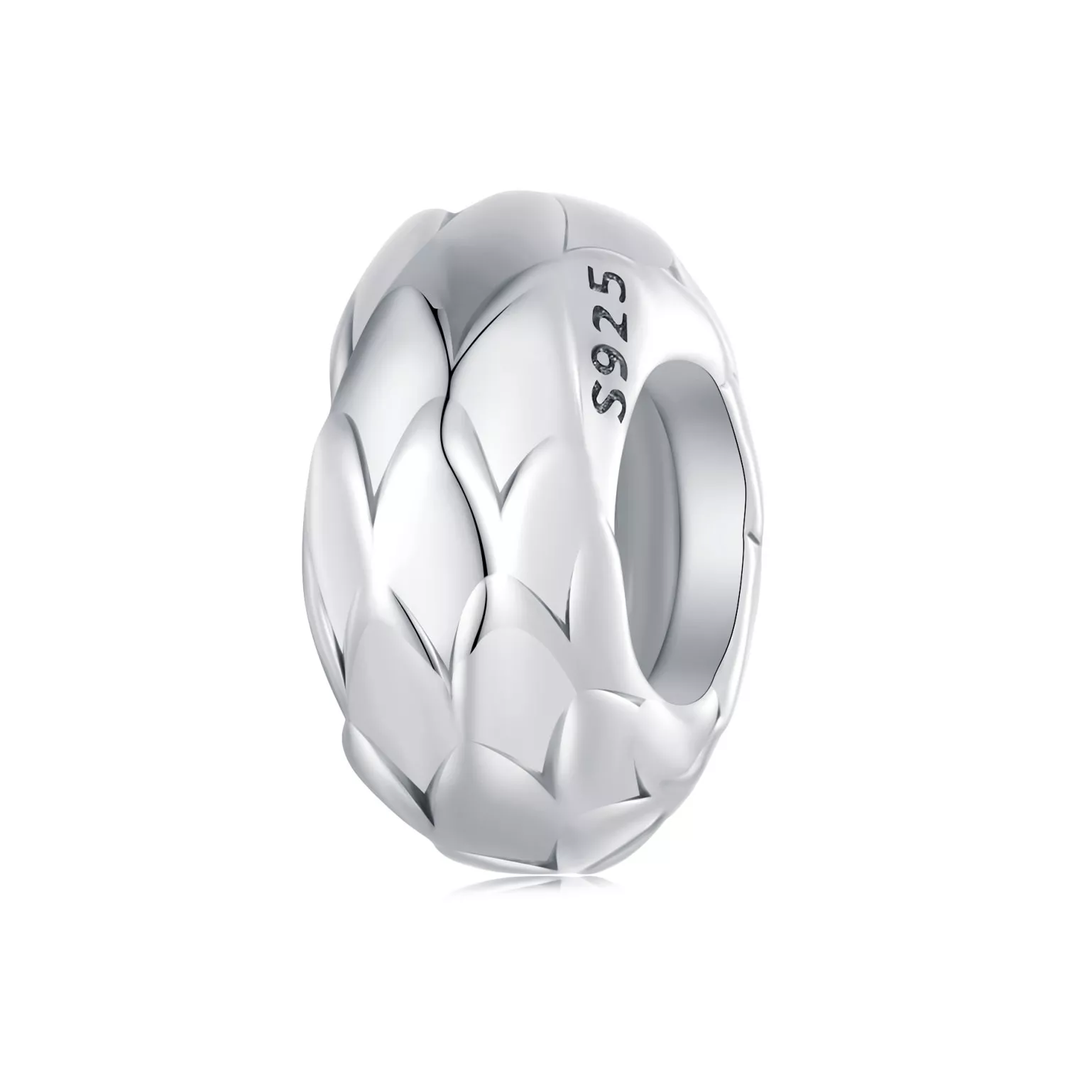 pandora stijl veren siliconen tussenkraal scc2564