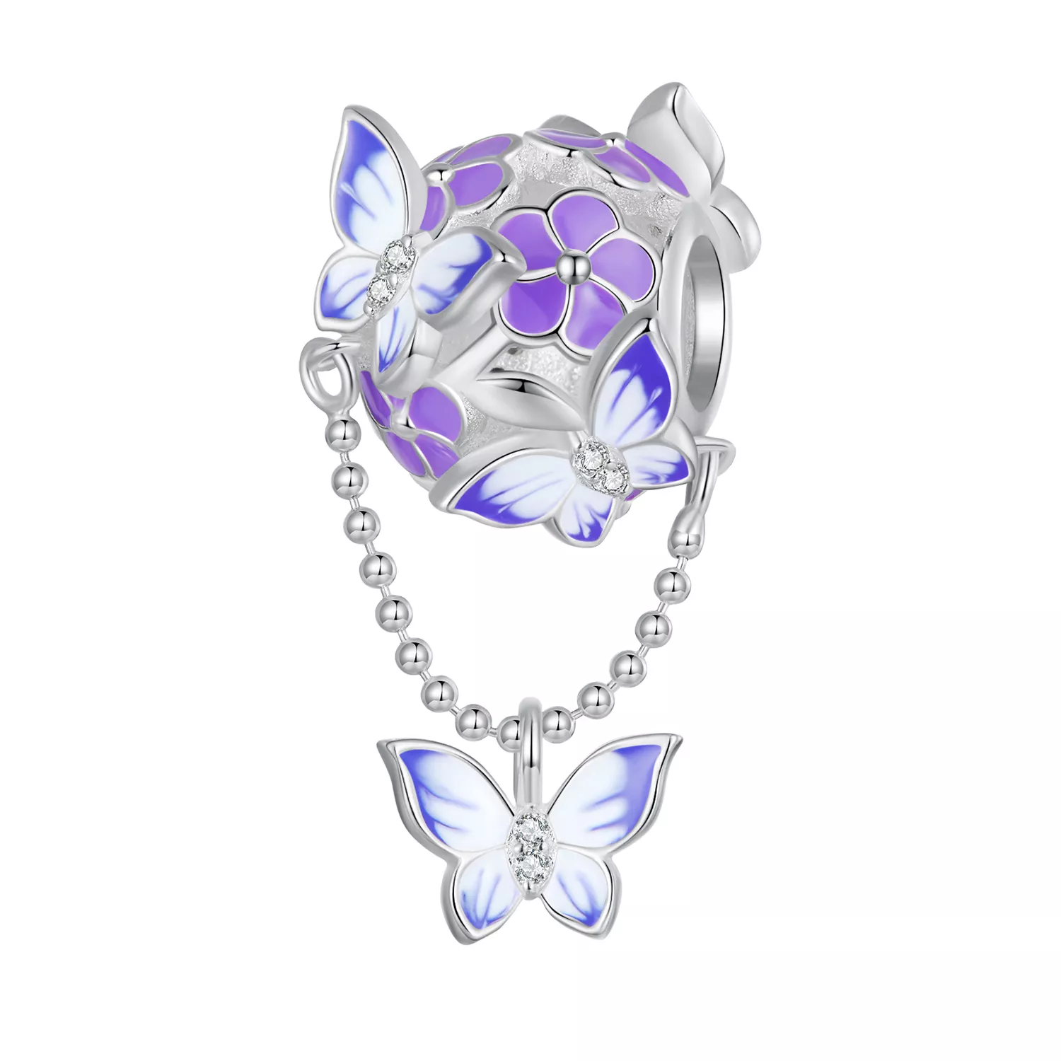pandora stijl vlinder kwastbedel scc2460