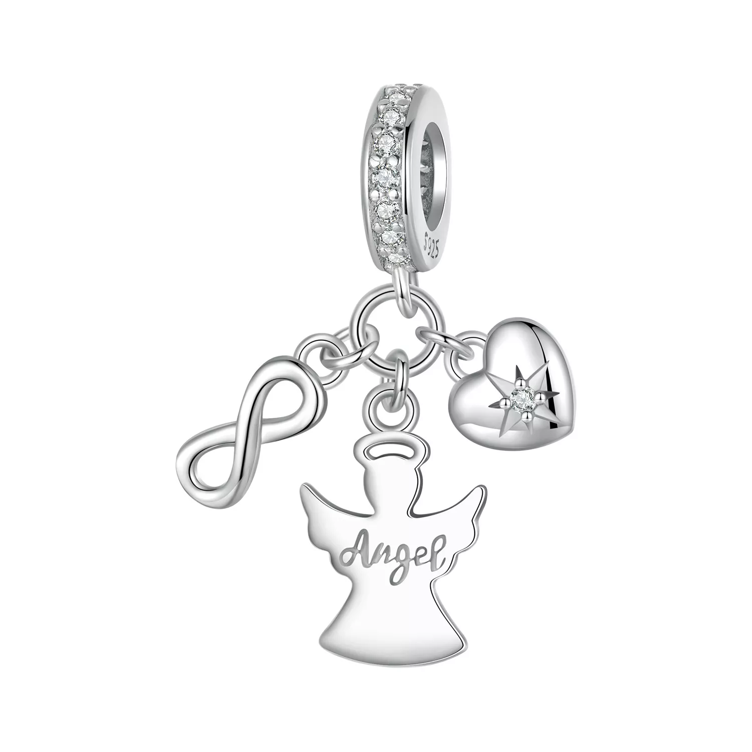 pandora stijl beschermengel hanger scc2902