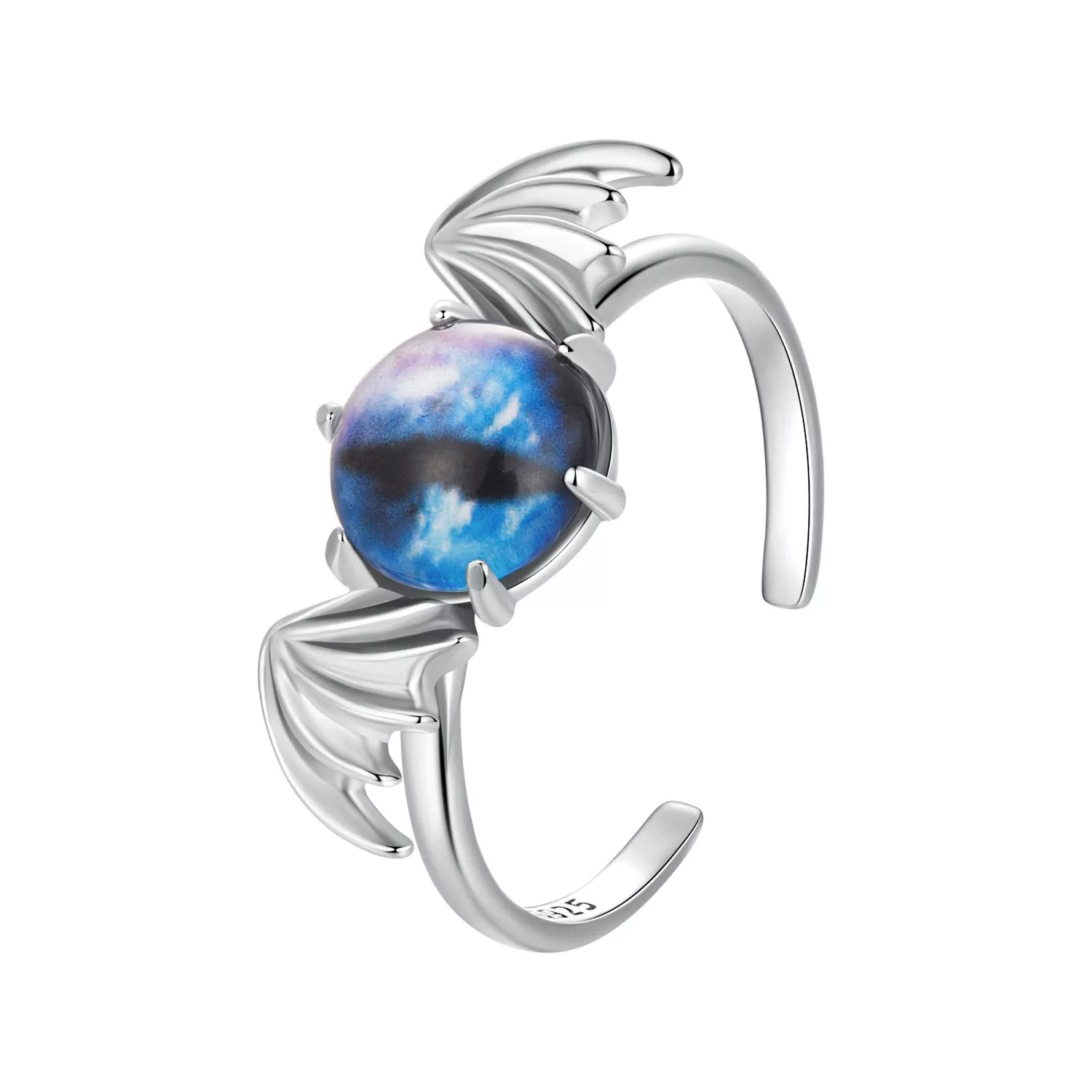 pandora stijl duivelsoog ring bsr605 e