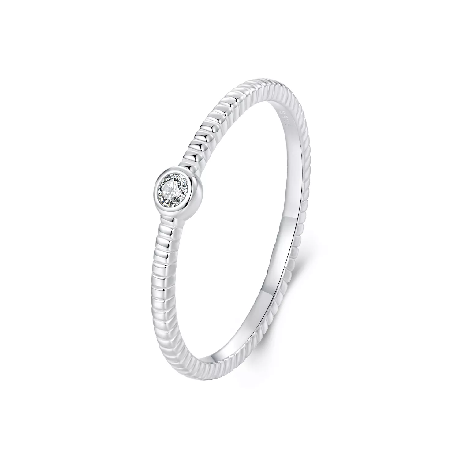 pandora stijl exquise kleine enkele ring bsr577