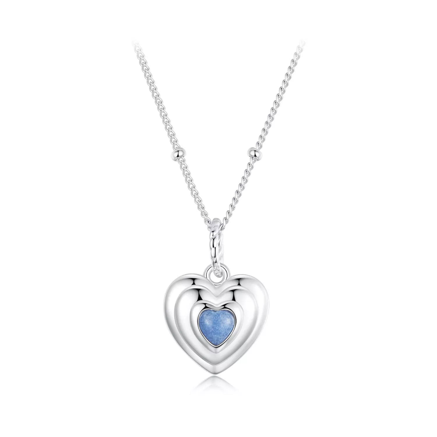 pandora stijl hart ketting bsn375
