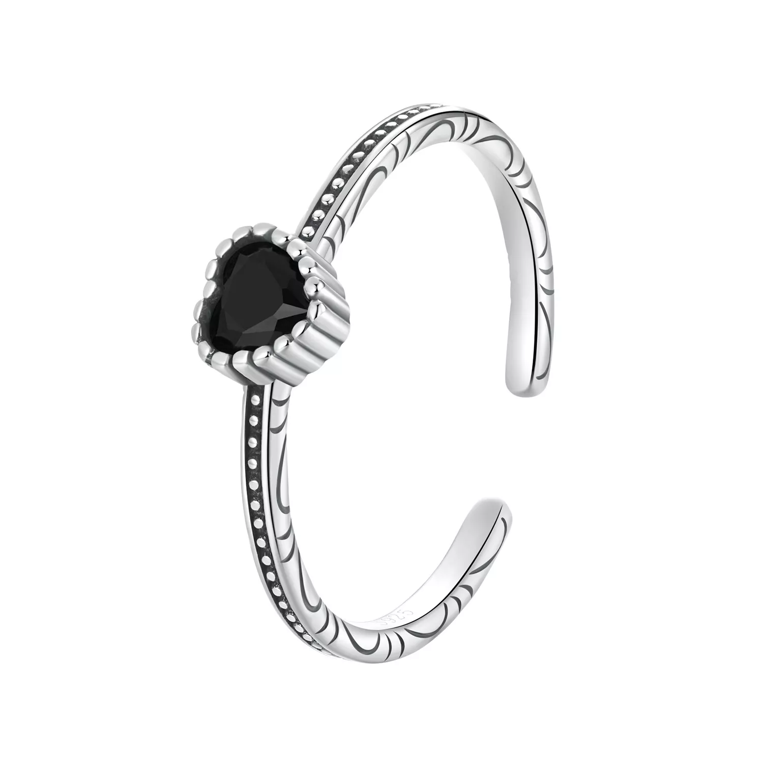 pandora stijl hart van duisternis openingsring scr1074 e