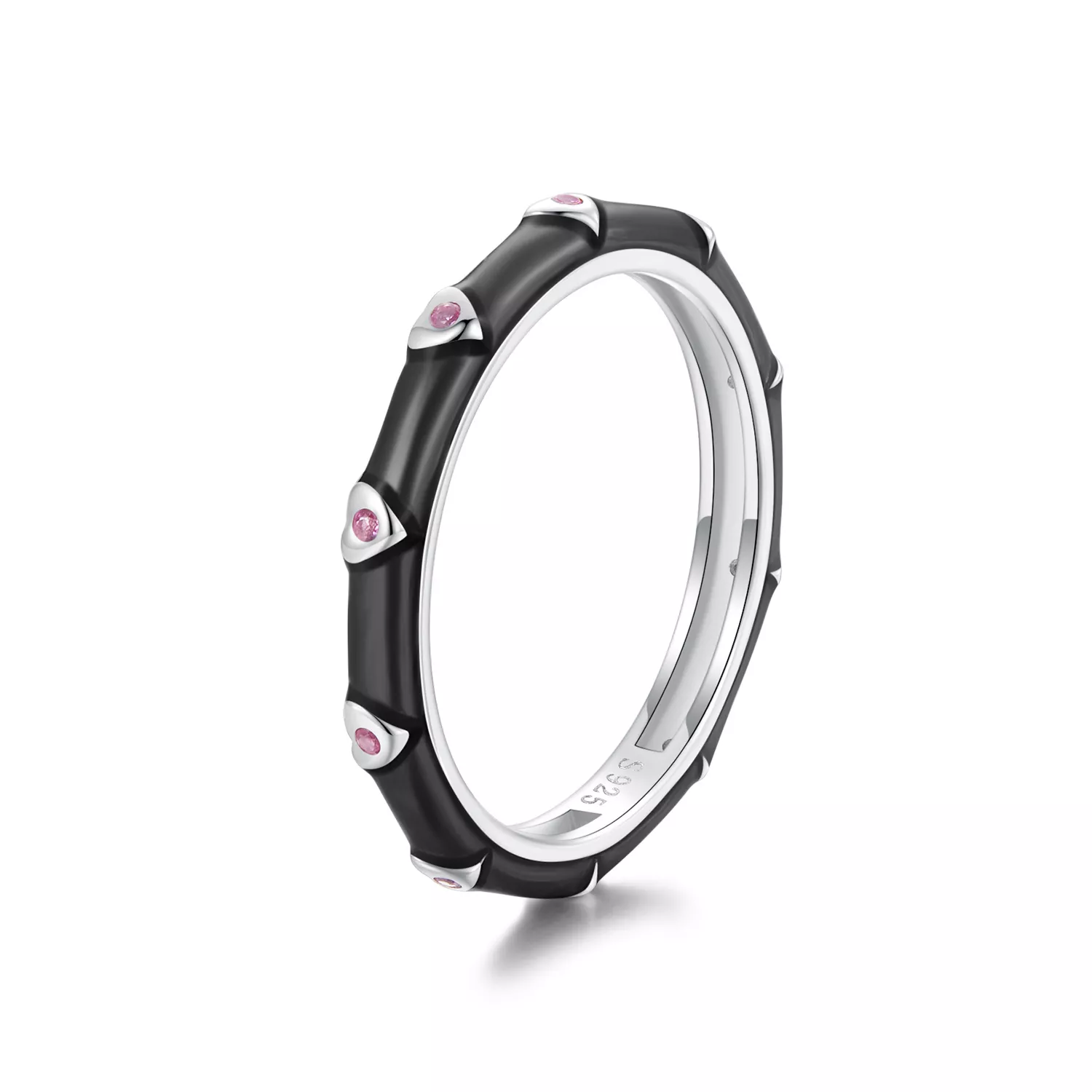 pandora stijl kleine liefdesring scr1056 bk