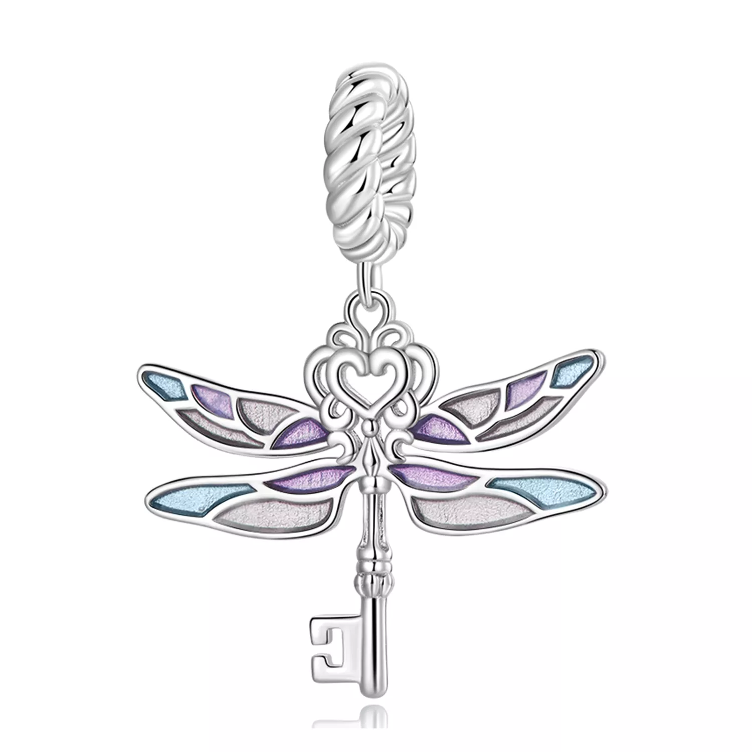 pandora stijl libelle sleutel hanger bsc603
