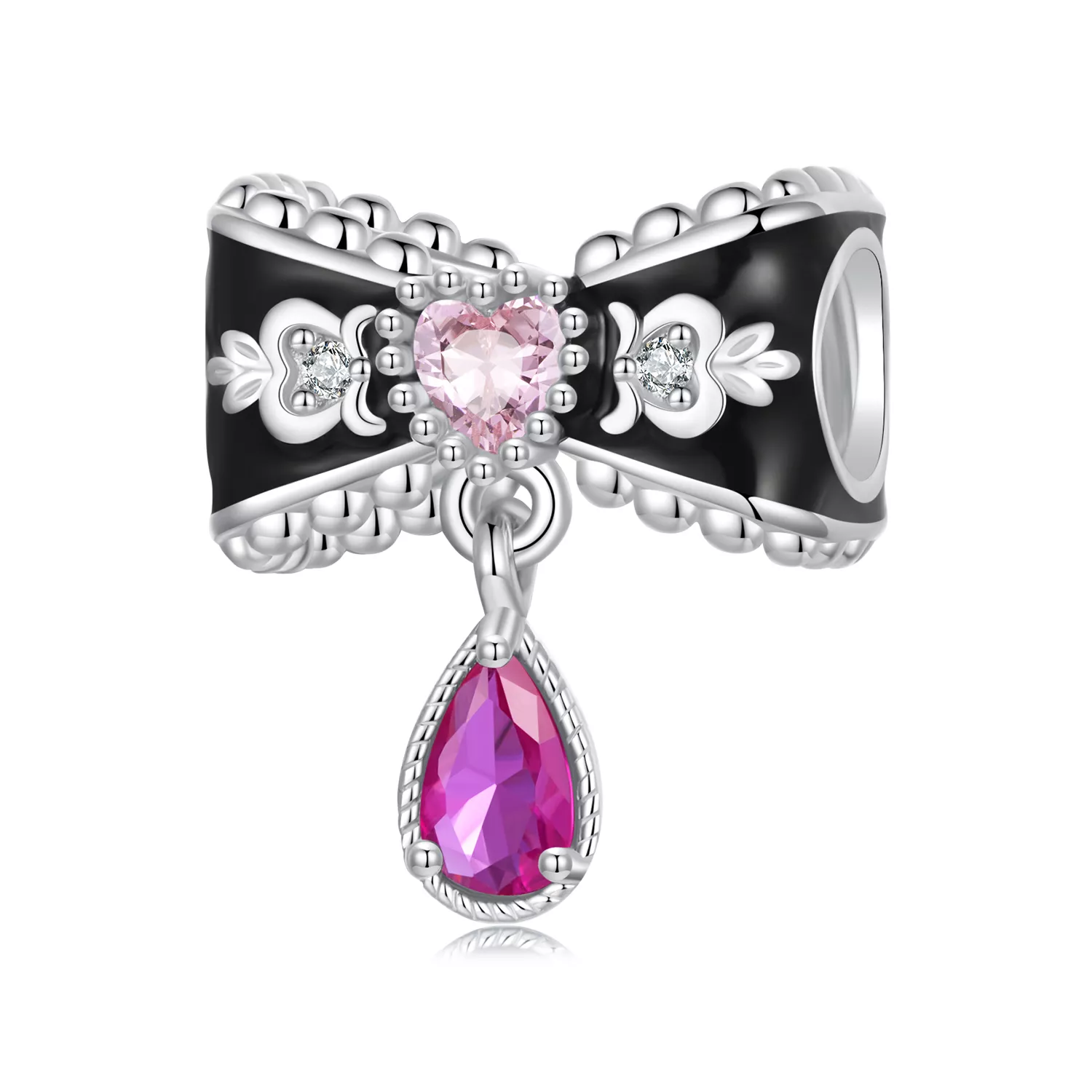 pandora stijl romantische strik kralen bsc1055
