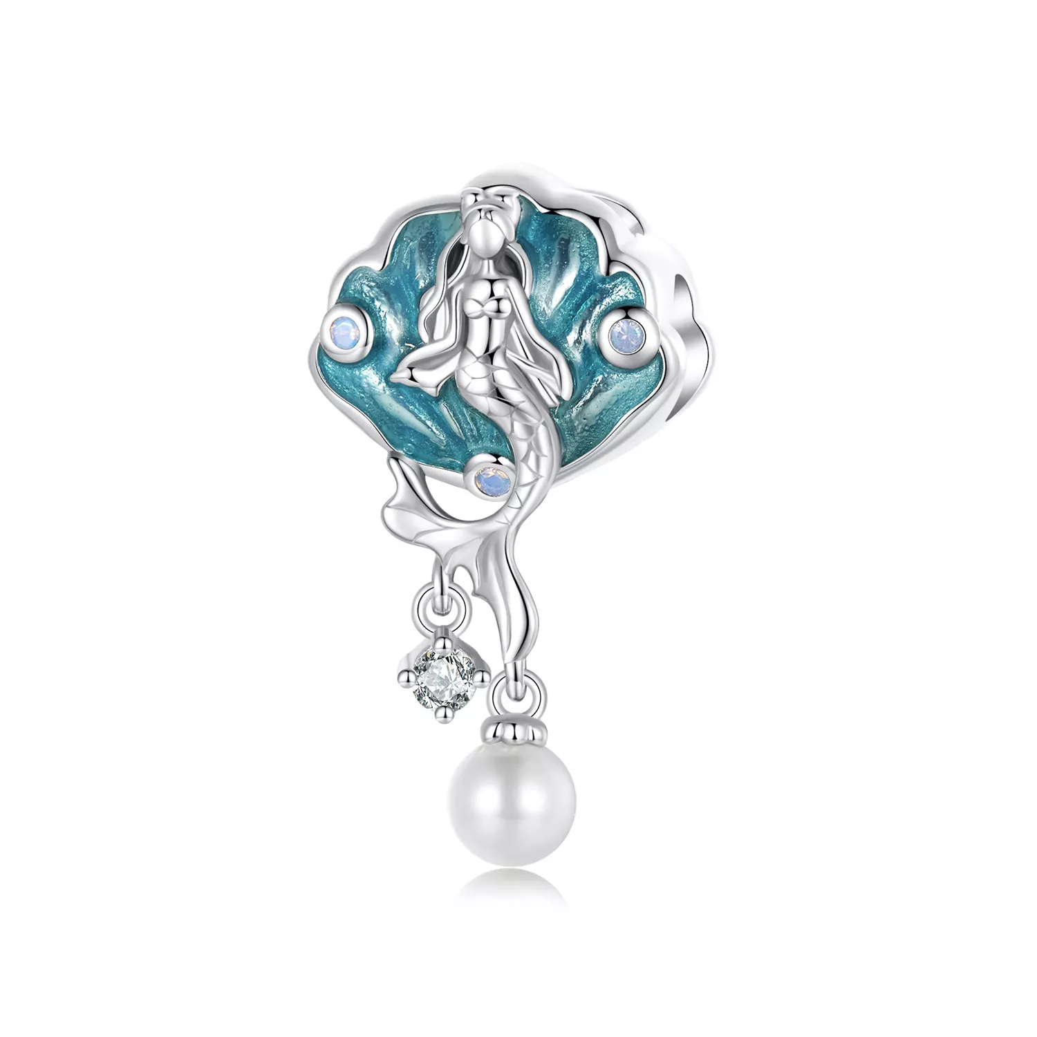 pandora stijl schelp zeemeermin kralen scc2845