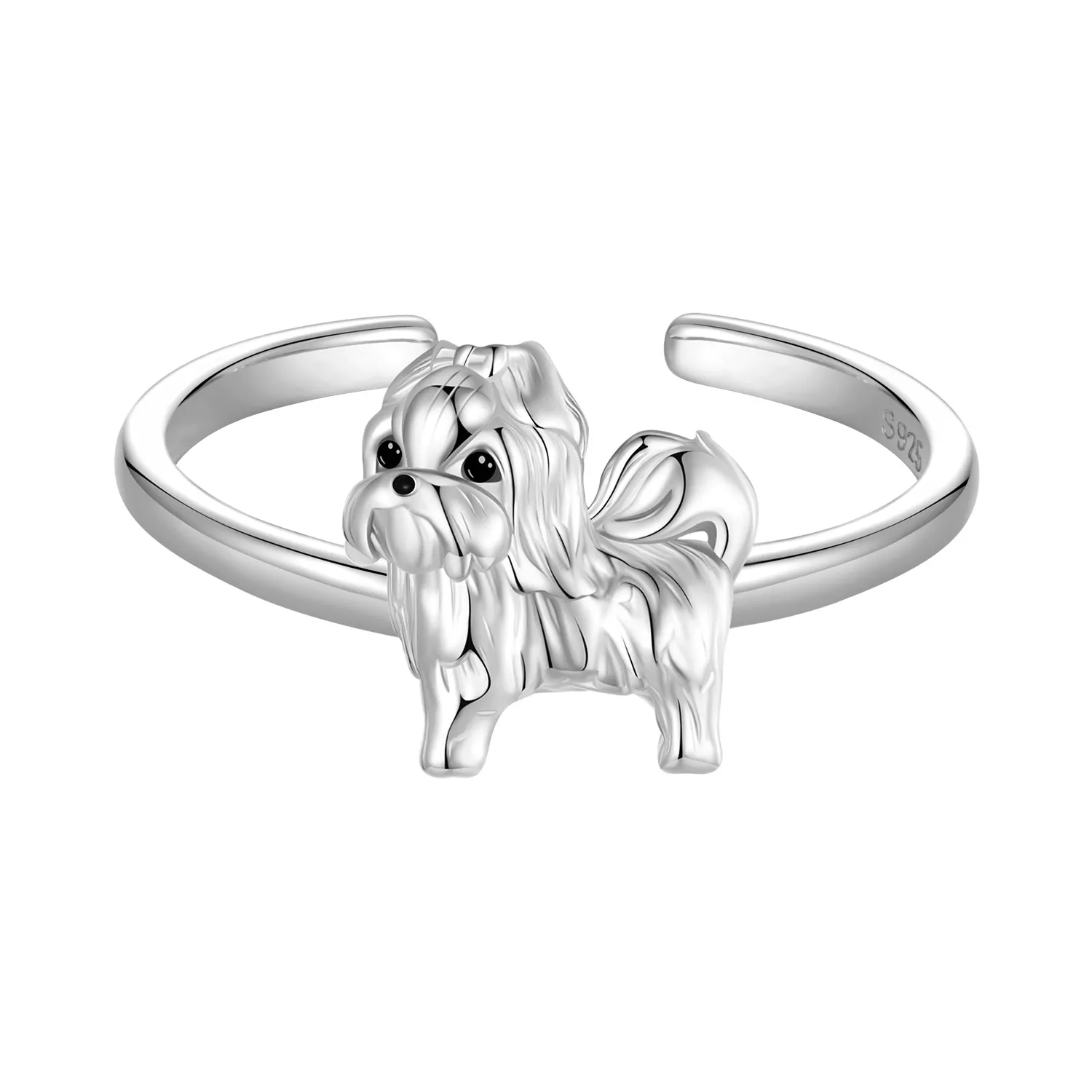 pandora stijl shih tzu hond openingsring scr1073 e