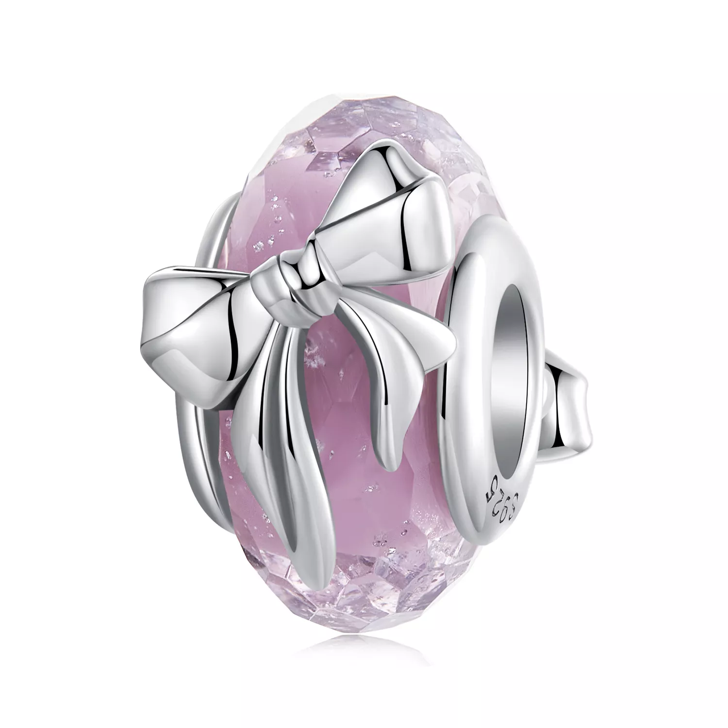 pandora stijl strik glaskralen bsc1057