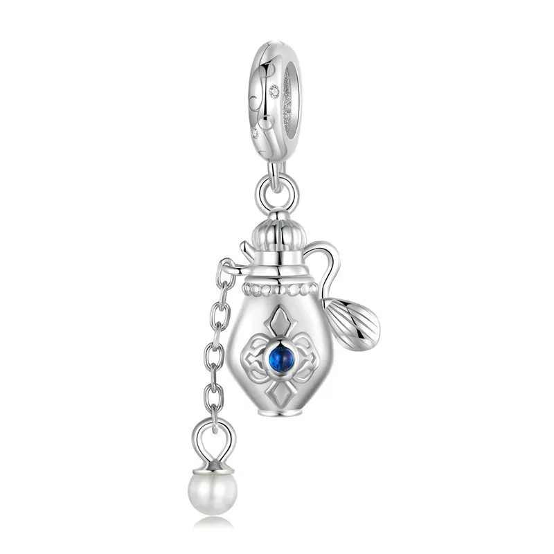pandora stijl vintage parfumfles hanger scc2912