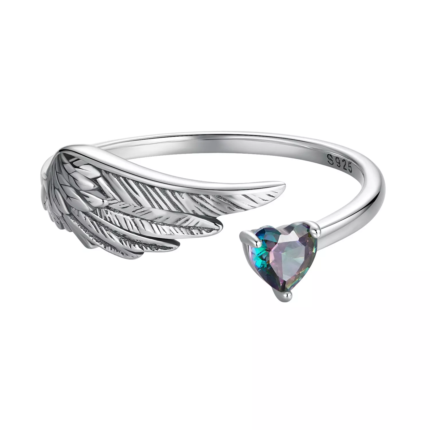pandora stijl vleugels open ring scr1070 e