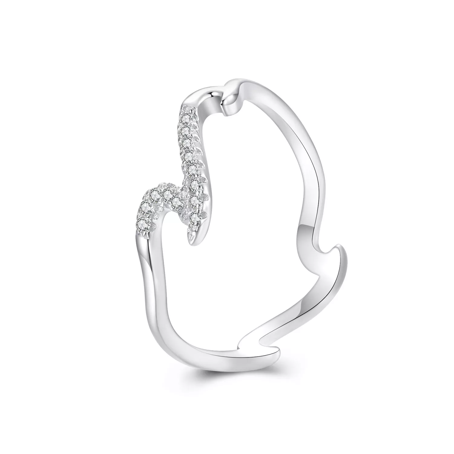 pandora stijl wave ring bsr587