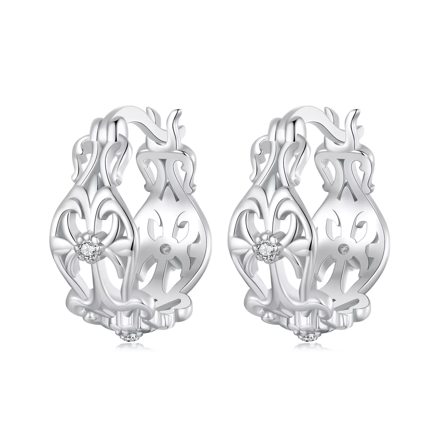 pandora style vintage paleispatroon oorbellen bse1055