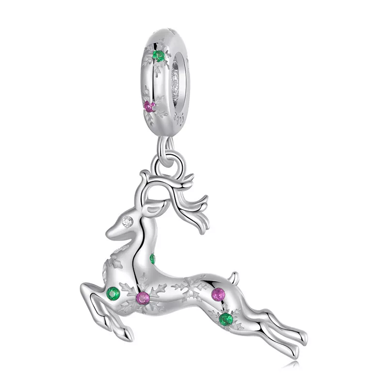 pandora stijl kerst elandhanger bsc1066