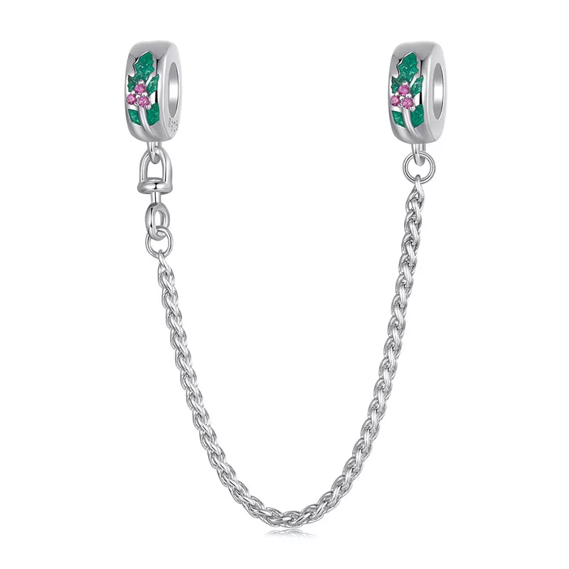 pandora stijl kersthulst veiligheidsketting scc2918