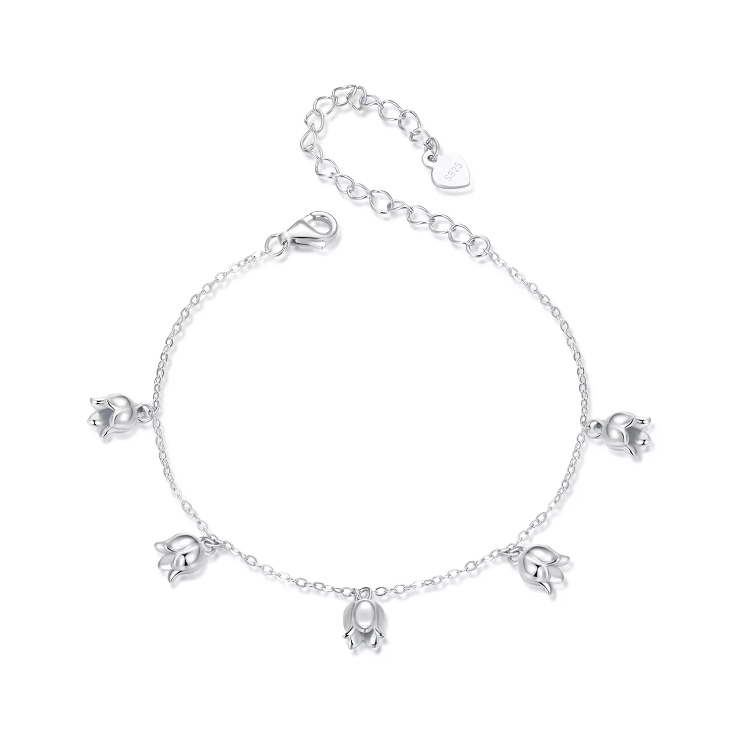 pandora stijl lelietje van dalen armband bsb183
