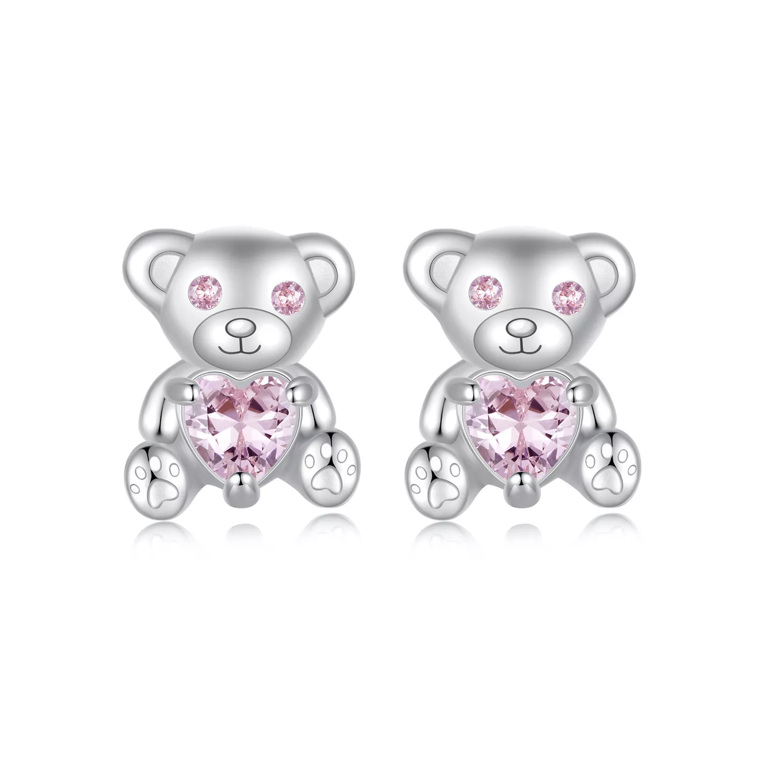 pandora stijl love bear oorbellen sce1774