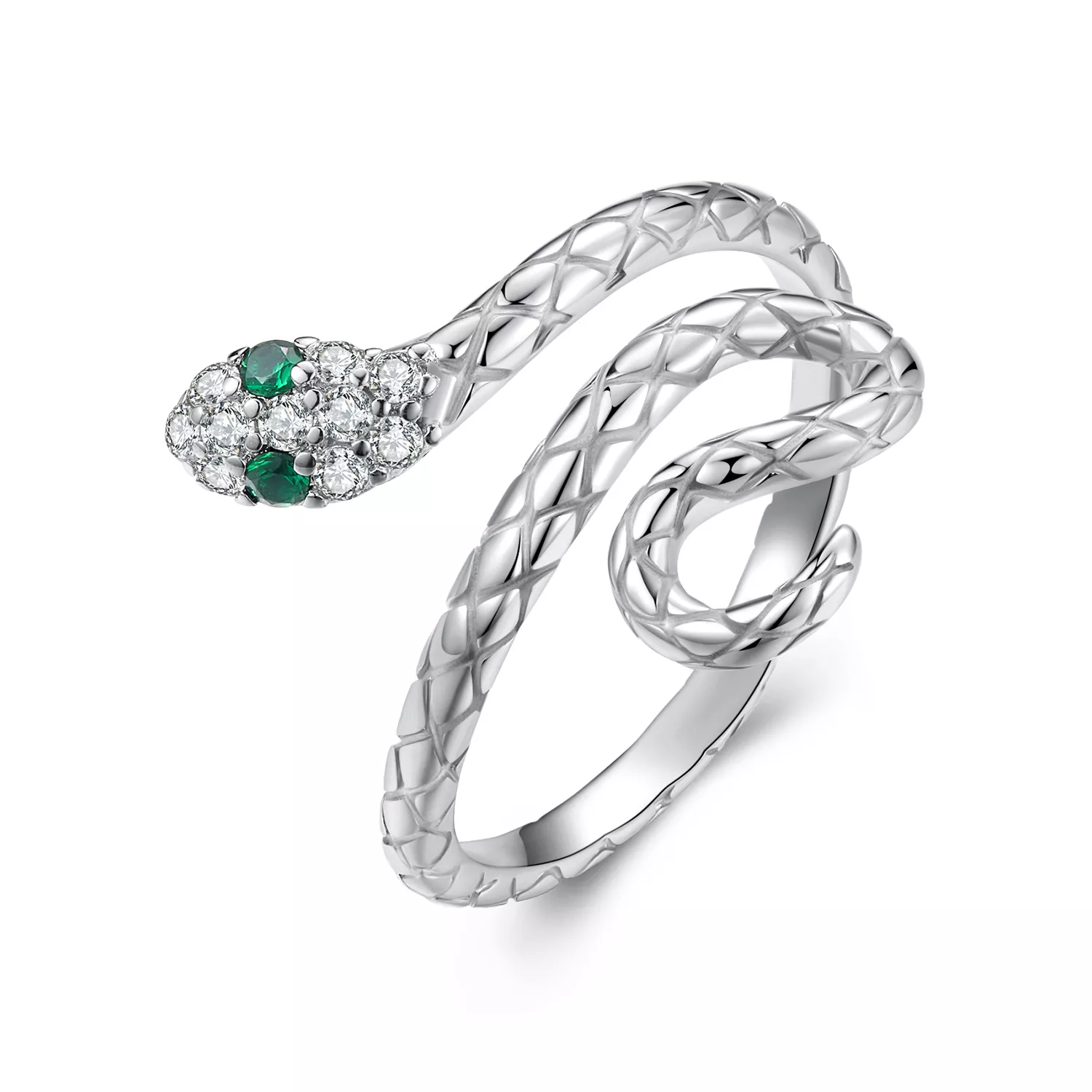 pandora stijl verstrengelde slangenring yir246 e