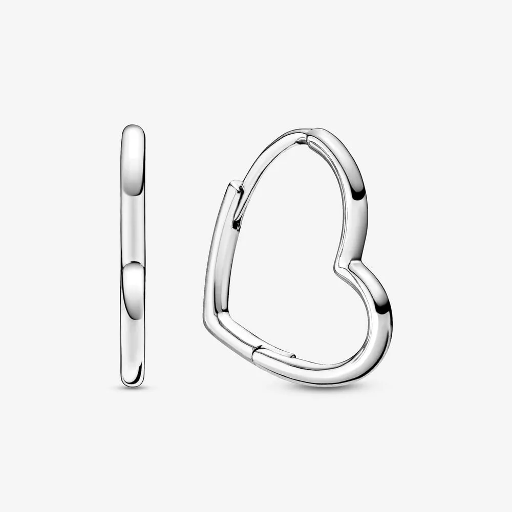 pandora asymmetrische hart oorringen 298307c00