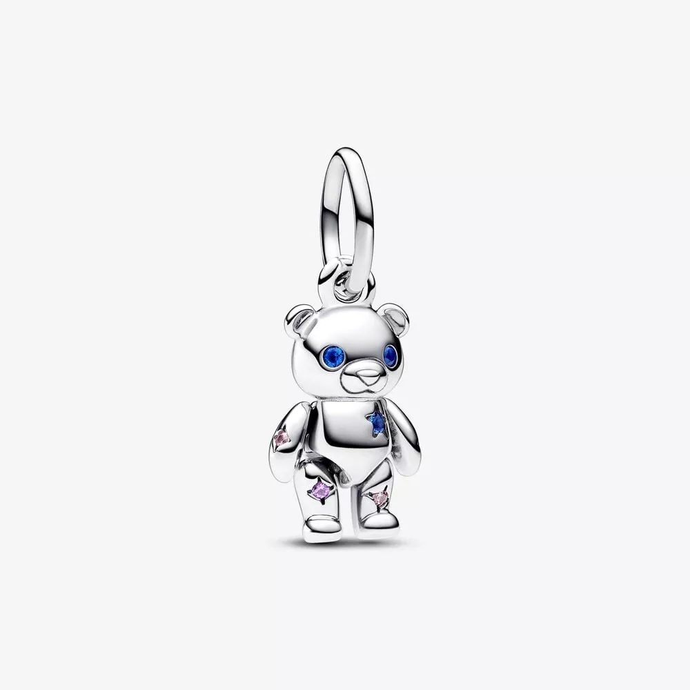 pandora beweegbare teddybeer hangende bedel 792986c01