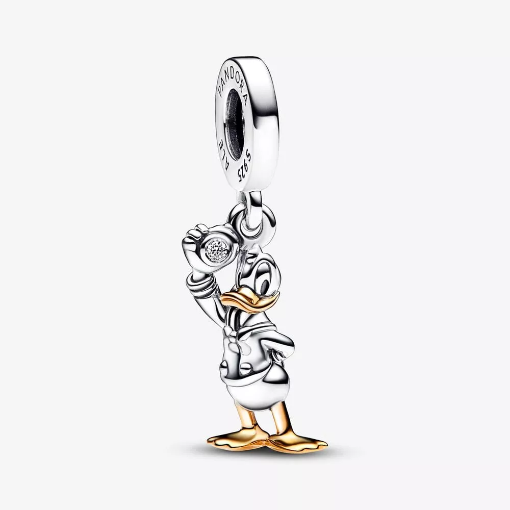 pandora disney 100e verjaardag donald duck hangende bedel 792683c01