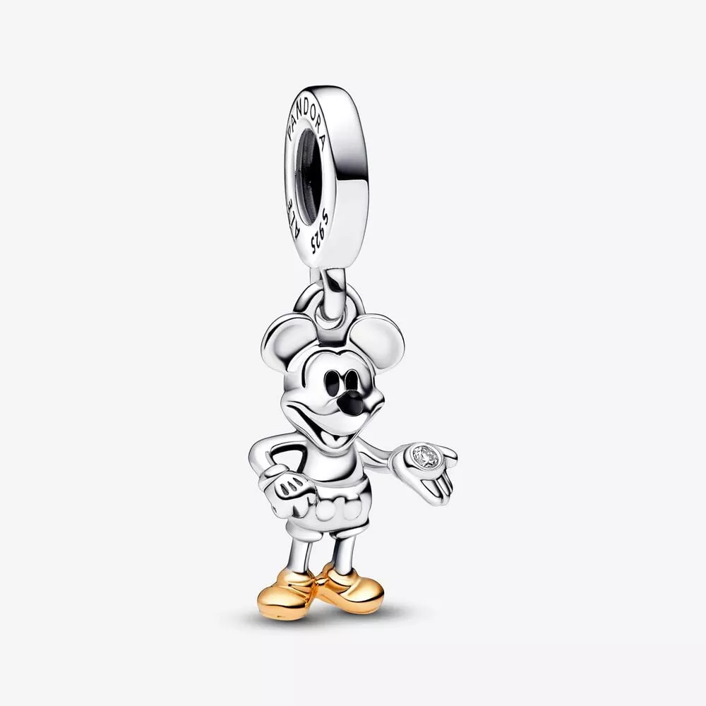 pandora disney 100e verjaardag mickey mouse lab grown diamond hangende bedel 792812c01