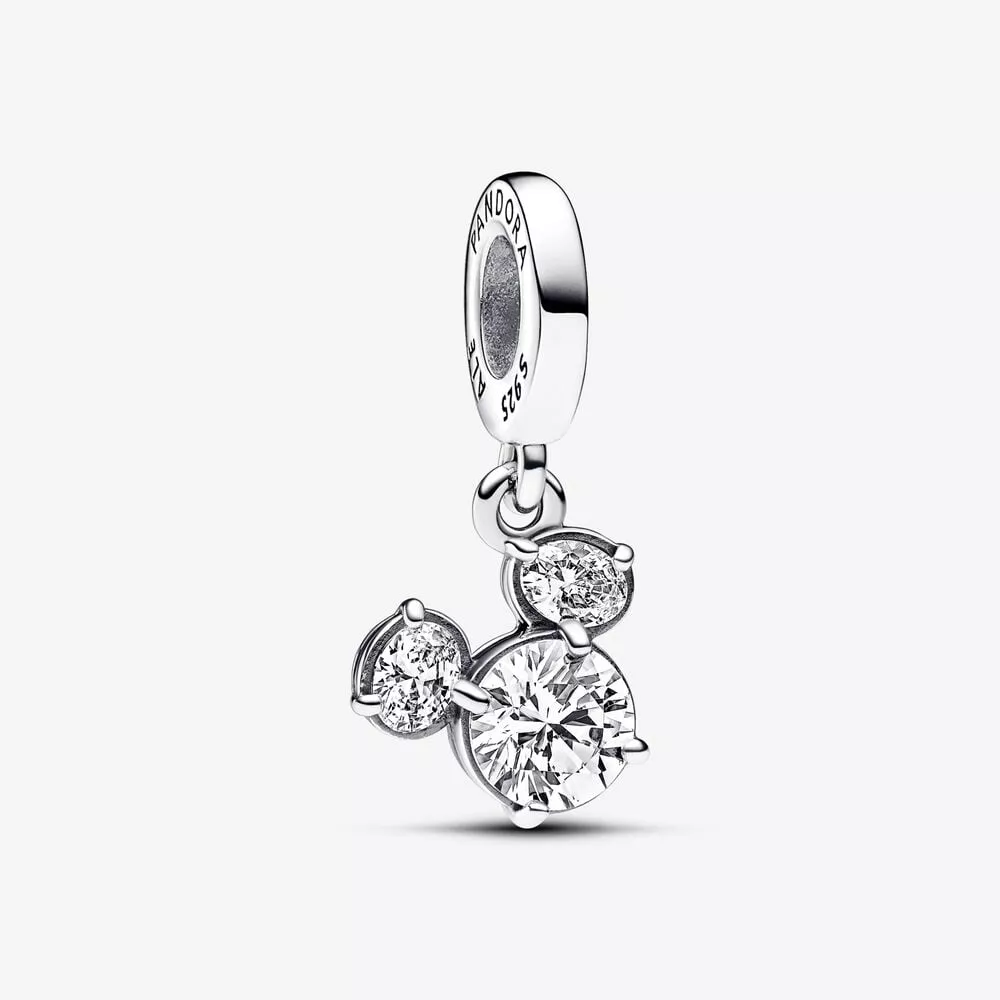 pandora disney mickey mouse sprankelend hoofd silhouet hangende bedel 793031c01
