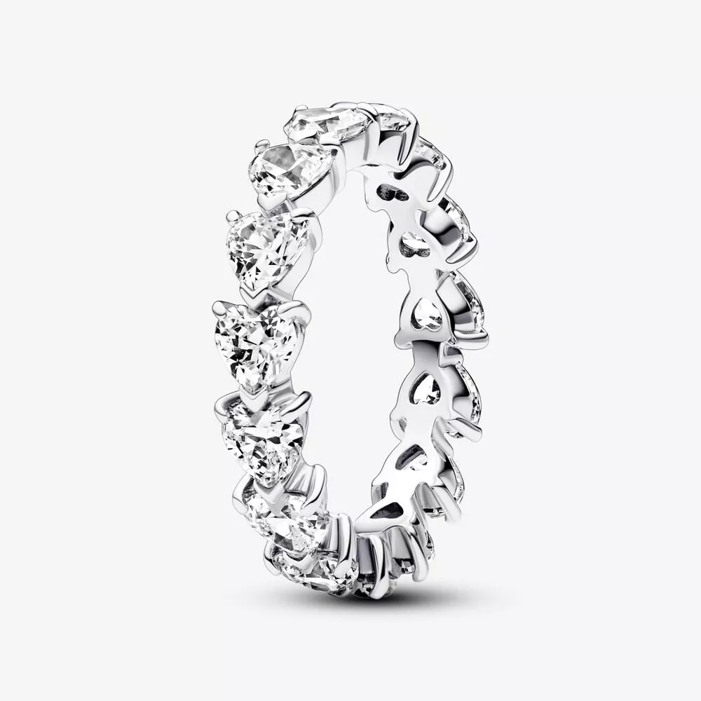 pandora eternity ring met hartenrij 193103c01
