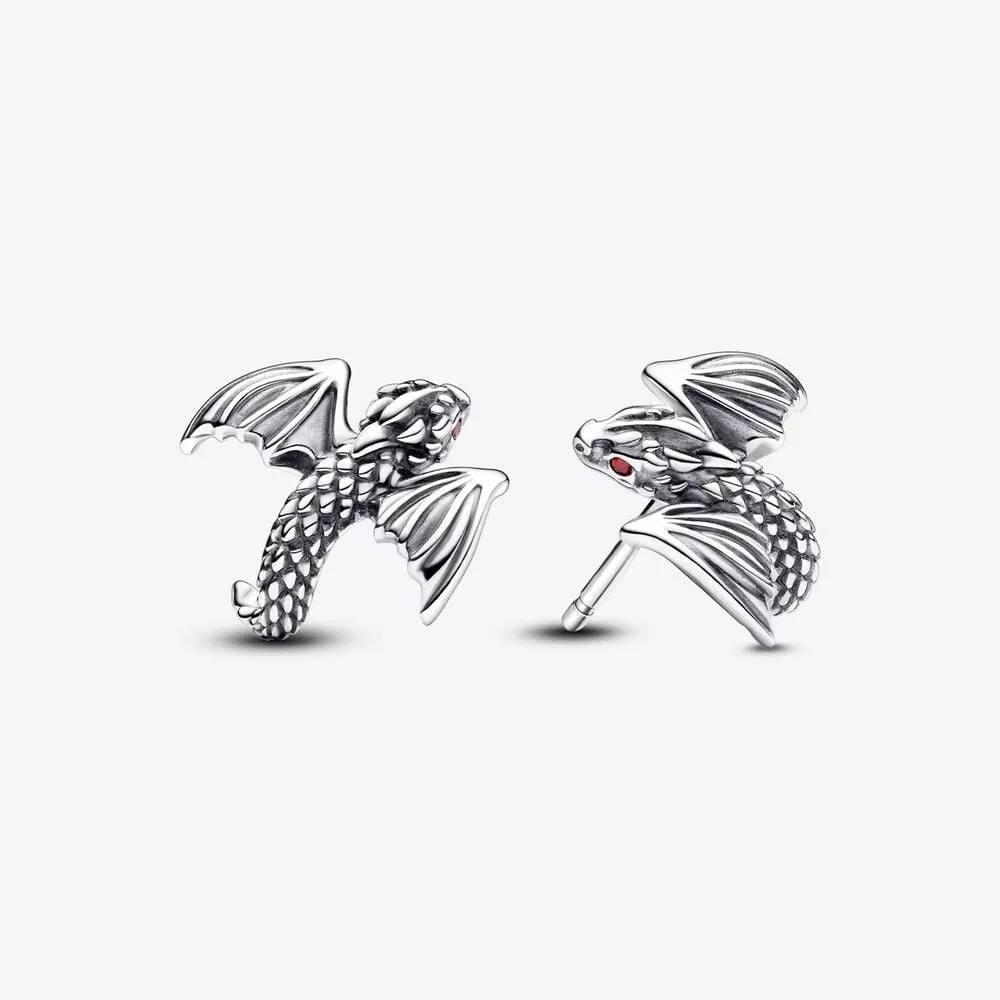pandora game of thrones oorstekers met kronkelige draak 292970c01