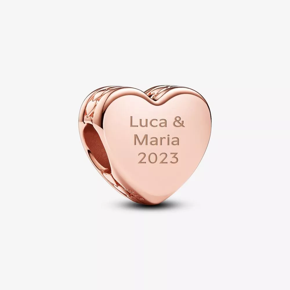 pandora graveerbare hart bedel 782015c00