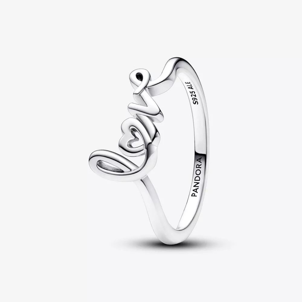 pandora handgeschreven love ring 193058c00