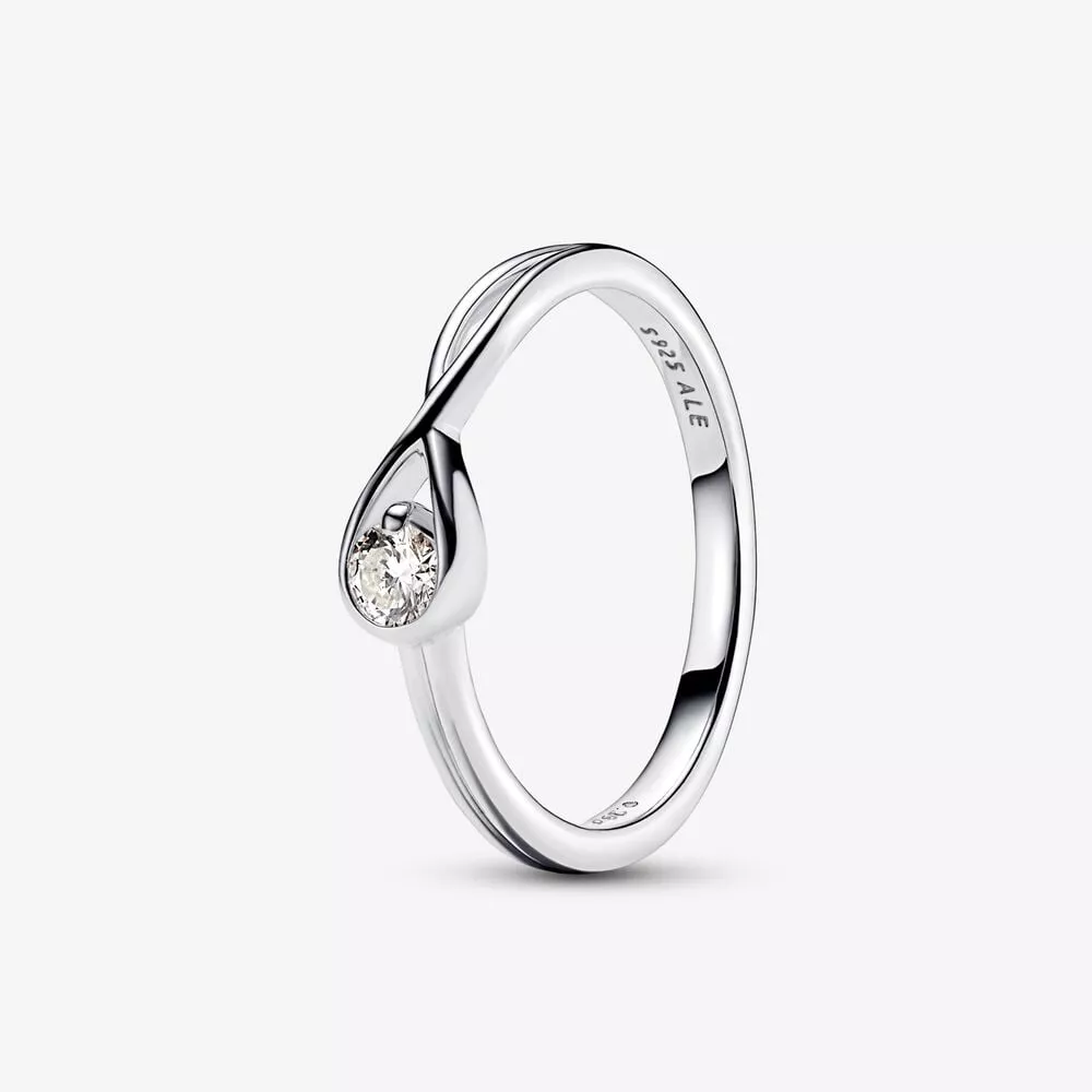 pandora infinite lab grown diamond ring 015 karaat tw sterling zilver 199441c01