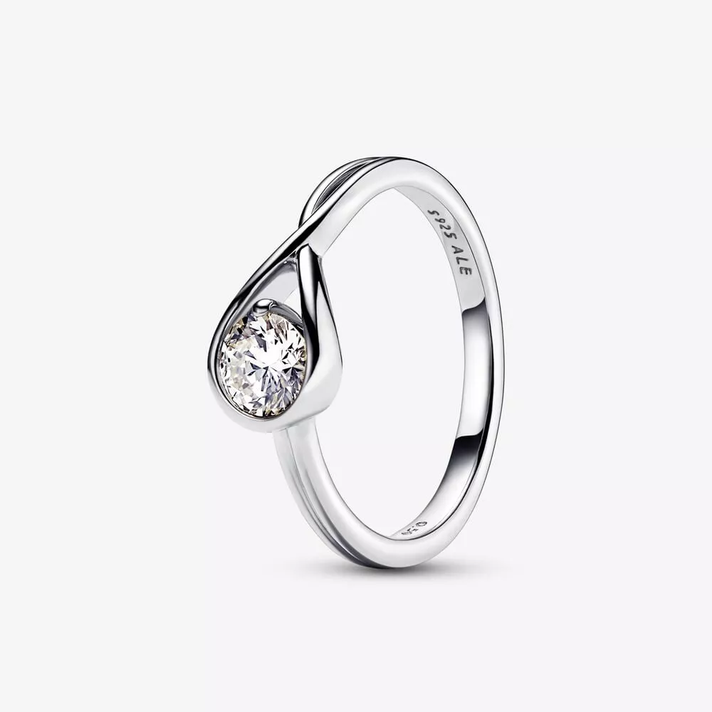 pandora infinite lab grown diamond ring 050 karaat tw sterling zilver 199445c01