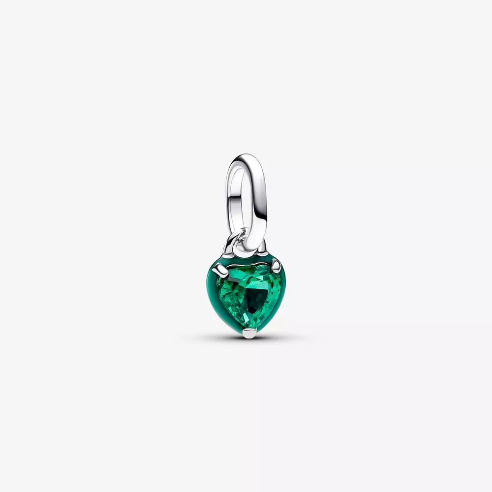 pandora me groene paarse chakra hart mini hangende bedel 793042c03