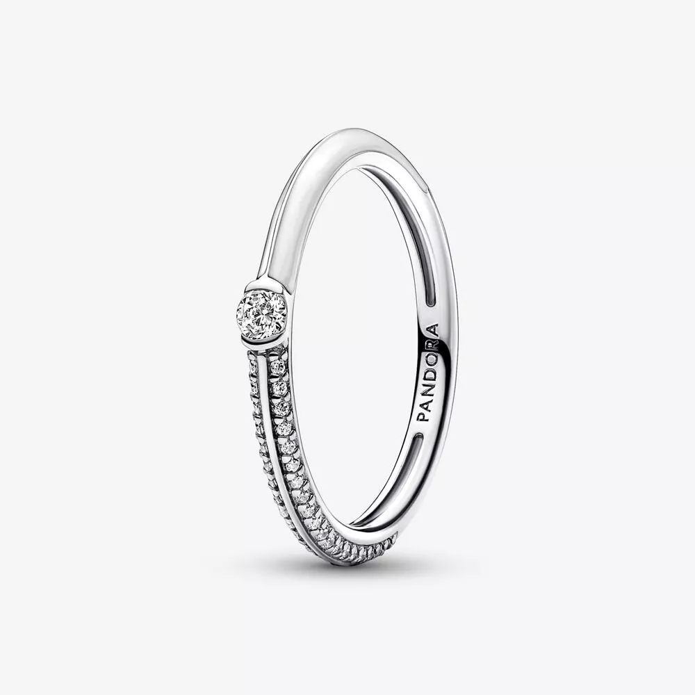 pandora me pavé witte dubbele ring 192528c02