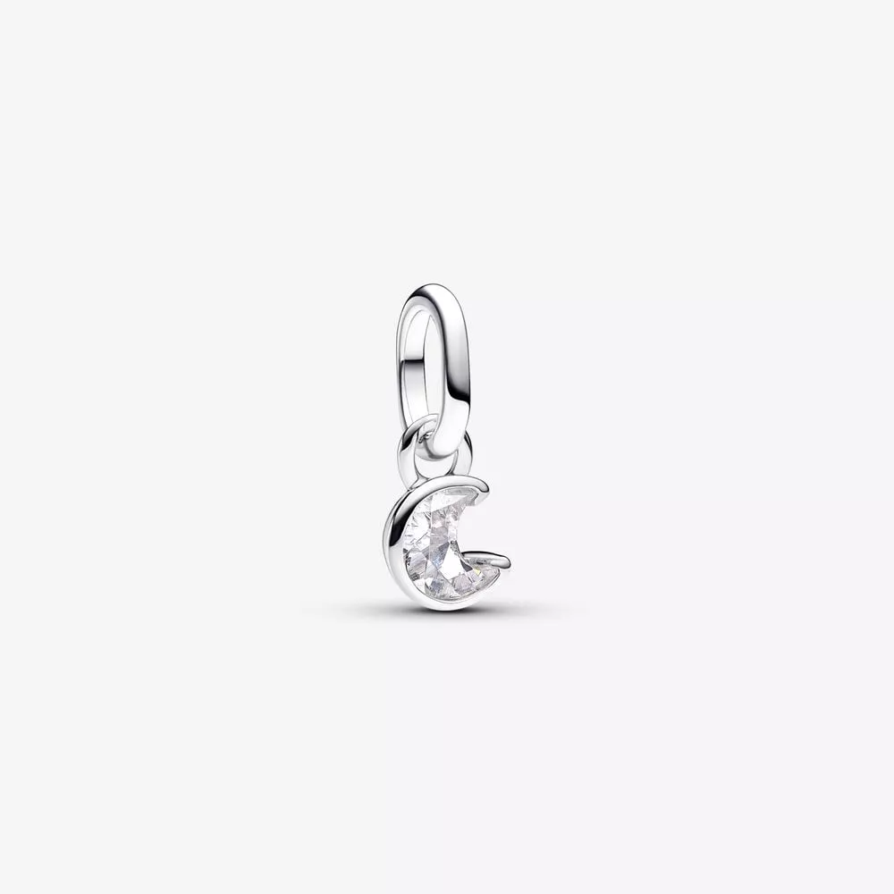 pandora me sprankelende maan mini hangende bedel 793364c01