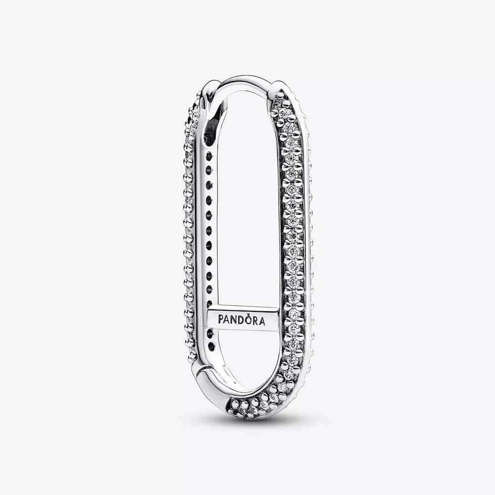 pandora me uitgebreide pavé link enkel oorbellen 292796c01