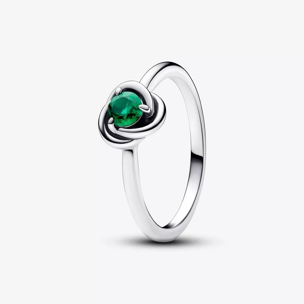 pandora mei maandsteen eternity circle ring 192993c05
